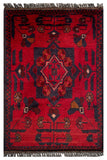 26449 - Khal Mohammad Afghan Hand-Knotted Authentic/Traditional/Rug/Size: 2'0" x 1'3"