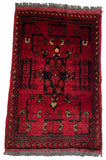 26447 - Khal Mohammad Afghan Hand-Knotted Authentic/Traditional/Rug/Size: 2'0" x 1'3"
