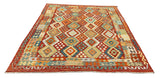 27775 - Kelim Hand-Woven/Flat-Weaved/Afghan Kelim/Carpet Modren/Nomadic Authentic/Size: 9'8" x 8'1"/295cm × 246cm
