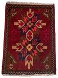 26400- Khal Mohammad Afghan Hand-Knotted Authentic/Traditional/Rug/Size: 2'0" x 1'4"