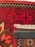 26400- Khal Mohammad Afghan Hand-Knotted Authentic/Traditional/Rug/Size: 2'0" x 1'4"