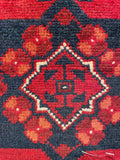 26446 - Khal Mohammad Afghan Hand-Knotted Authentic/Traditional/Rug/Size: 1'9" x 1'4"