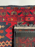 26392- Khal Mohammad Afghan Hand-Knotted Authentic/Traditional/Rug/Size: 2'0" x 1'4"