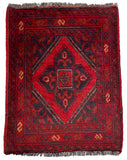 26424 - Khal Mohammad Afghan Hand-Knotted Authentic/Traditional/Rug/Size: 1'9" x 1'4"