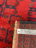 27536- Khal Mohammad Hand-Knotted/Handmade Afghan Rug/Carpet/Traditional/Authentic/Size: 7'6" x 5'9"/229cm x 175cm