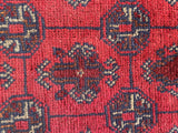 26464 - Khal Mohammad Afghan Hand-Knotted Authentic/Traditional/Rug/Size: 1'8" x 1'3"