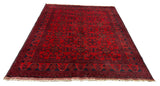27533- Khal Mohammad Hand-Knotted/Handmade Afghan Rug/Carpet/Traditional/Authentic/Size: 7'7" x 5'8"/231cm x 173cm