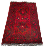 26425 - Khal Mohammad Afghan Hand-Knotted Authentic/Traditional/Rug/Size: 2'0" x 1'4"