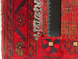 26425 - Khal Mohammad Afghan Hand-Knotted Authentic/Traditional/Rug/Size: 2'0" x 1'4"