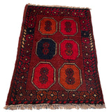 26416 - Khal Mohammad Afghan Hand-Knotted Authentic/Traditional/Rug/Size: 2'0" x 1'3"