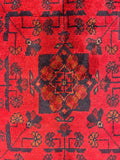 27531 - Khal Mohammad Hand-Knotted/Handmade Afghan Rug/Carpet/Traditional/Authentic/Size: 8'0" x 5'8"/244cm x 173cm