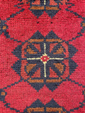 26198 - Khal Mohammad Afghan Hand-Knotted Authentic/Traditional/Rug/Size: 2'0" x 1'4"
