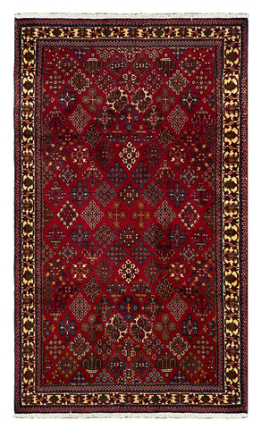 27246 - Meymeh Hand-Knotted/Handmade Persian Rug/Carpet Traditional/Authentic/ Size: 6'7" x 3'9"/201cm x 114cm