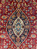 27240-Kashan Hand-Knotted/Handmade Persian Rug/Carpet Traditional/Authentic/Size: 7'0" x 4'10" /213cm x 147cm