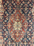 27302-Sarough Hand-Knotted/Handmade Persian Rug/Carpet Traditional Authentic/ Size: 6'6"x 4'3"/197cm x 130cm
