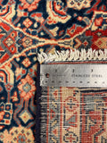 27302-Sarough Hand-Knotted/Handmade Persian Rug/Carpet Traditional Authentic/ Size: 6'6"x 4'3"/197cm x 130cm