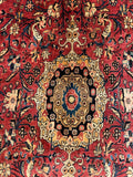 27239-Bidjar Hand-Knotted/Handmade Persian Rug/Carpet Traditional/ Authentic/ Size: 6'4"x 4'4"/193cm x 33cm