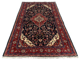 27303-Hamadan Hand-Knotted/Handmade Persian Rug/Carpet Tribal/Nomadic Authentic/ Size: 7'7" x 4'3"/232cm x 130cm