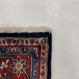 27303-Hamadan Hand-Knotted/Handmade Persian Rug/Carpet Tribal/Nomadic Authentic/ Size: 7'7" x 4'3"/232cm x 130cm