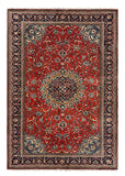 27304-Sarough Hand-Knotted/Handmade Persian Rug/Carpet Traditional Authentic/ Size: 6'4"x 4'4"/195cm x 133cm