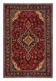 27245-Hamadan Hand-Knotted/Handmade Persian Rug/Carpet Tribal/Nomadic Authentic/ Size: 6'10" x 4'5"/208cm x 134cm
