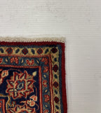 27245-Hamadan Hand-Knotted/Handmade Persian Rug/Carpet Tribal/Nomadic Authentic/ Size: 6'10" x 4'5"/208cm x 134cm