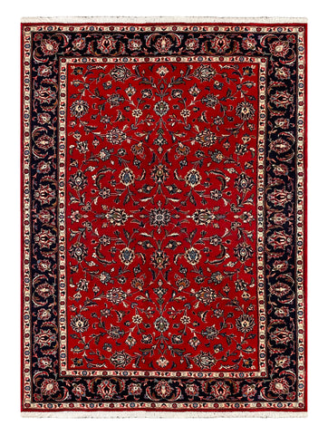27355-Kashan Hand-Knotted/Handmade Persian Rug/Carpet Traditional/Authentic/Size:  7'2" x 4'10" /220cm x 148cm