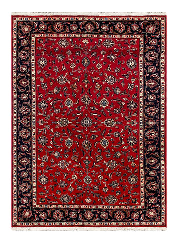 27355-Kashan Hand-Knotted/Handmade Persian Rug/Carpet Traditional/Authentic/Size:  7'2" x 4'10" /220cm x 148cm