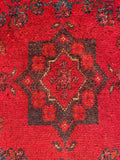 26339- Khal Mohammad Afghan Hand-Knotted Authentic/Traditional/Rug/Size: 2'0" x 1'4"