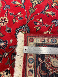 27355-Kashan Hand-Knotted/Handmade Persian Rug/Carpet Traditional/Authentic/Size:  7'2" x 4'10" /220cm x 148cm