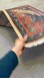 27359-Sarough Hand-Knotted/Handmade Persian Rug/Carpet Traditional Authentic/ Size: 7'9"x 4'4"/237cm x 133cm