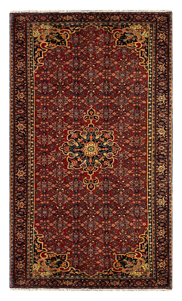 27242-Bidjar Hand-Knotted/Handmade Persian Rug/Carpet Traditional/ Authentic/ Size: 7'0"x 4'4"/238cm x 132cm