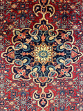 27242-Bidjar Hand-Knotted/Handmade Persian Rug/Carpet Traditional/ Authentic/ Size: 7'0"x 4'4"/238cm x 132cm