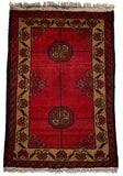 26391- Khal Mohammad Afghan Hand-Knotted Authentic/Traditional/Rug/Size: 2'0" x 1'4"