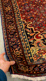 27242-Bidjar Hand-Knotted/Handmade Persian Rug/Carpet Traditional/ Authentic/ Size: 7'0"x 4'4"/238cm x 132cm