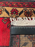 26391- Khal Mohammad Afghan Hand-Knotted Authentic/Traditional/Rug/Size: 2'0" x 1'4"