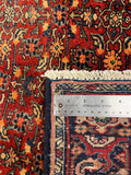 27242-Bidjar Hand-Knotted/Handmade Persian Rug/Carpet Traditional/ Authentic/ Size: 7'0"x 4'4"/238cm x 132cm
