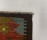 27556 - Kelim Hand-Woven/Flat-Weaved/Afghan Kelim/Carpet Modern/Nomadic Authentic/Size: 9'6" x 6'7"/290cm × 201cm