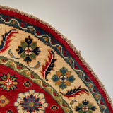 26626 - Kazak Hand-Knotted/Handmade Afghan Tribal/Nomadic Authentic/Size: 3'2" x 3'2"