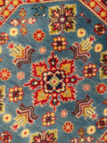 26601 - Kazak Hand-Knotted/Handmade Afghan Tribal/Nomadic Authentic/Size: 3'4" x 3'1"
