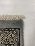 27539-Bokhara Hand-Knotted/Handmade Pakistani Rug/Carpet Tribal/Nomadic Authentic/ Size: 7'9" x 5'6"/236 cm × 168 cm