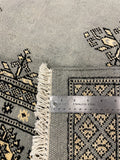 27539-Bokhara Hand-Knotted/Handmade Pakistani Rug/Carpet Tribal/Nomadic Authentic/ Size: 7'9" x 5'6"/236 cm × 168 cm