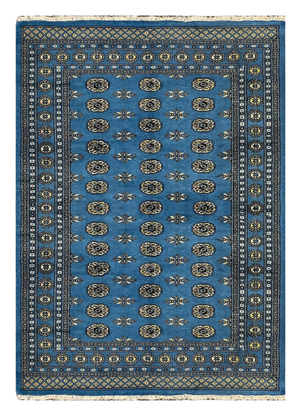27540-Bokhara Hand-Knotted/Handmade Pakistani Rug/Carpet Tribal/Nomadic Authentic/ Size: 8'3" x 5'7"/251 cm × 170 cm