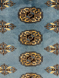 27540-Bokhara Hand-Knotted/Handmade Pakistani Rug/Carpet Tribal/Nomadic Authentic/ Size: 8'3" x 5'7"/251 cm × 170 cm