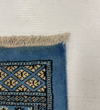 27540-Bokhara Hand-Knotted/Handmade Pakistani Rug/Carpet Tribal/Nomadic Authentic/ Size: 8'3" x 5'7"/251 cm × 170 cm