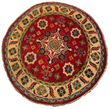 26611 - Kazak Hand-Knotted/Handmade Afghan Tribal/Nomadic Authentic/Size: 3'3" x 3'2"