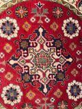 26611 - Kazak Hand-Knotted/Handmade Afghan Tribal/Nomadic Authentic/Size: 3'3" x 3'2"