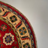 26611 - Kazak Hand-Knotted/Handmade Afghan Tribal/Nomadic Authentic/Size: 3'3" x 3'2"