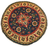26617 - Kazak Hand-Knotted/Handmade Afghan Tribal/Nomadic Authentic/Size: 3'2" x 3'2"