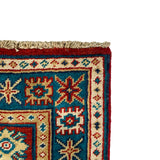 26009-Kazak Hand-Knotted/Handmade Afghan Rug/Carpet Tribal/Nomadic Authentic/ Size: 9'10" x 2'8"